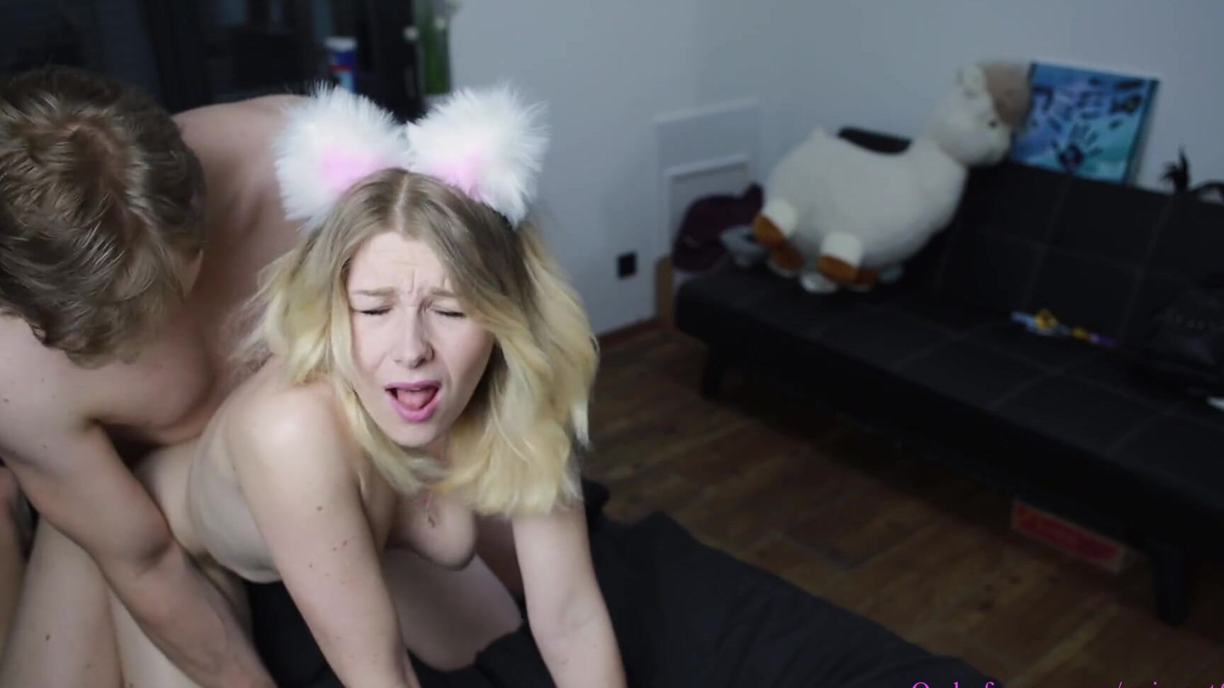 Miaart Perfect blonde teen gets a hard dick into herself and cum on her ass from a horny guy Pornhub