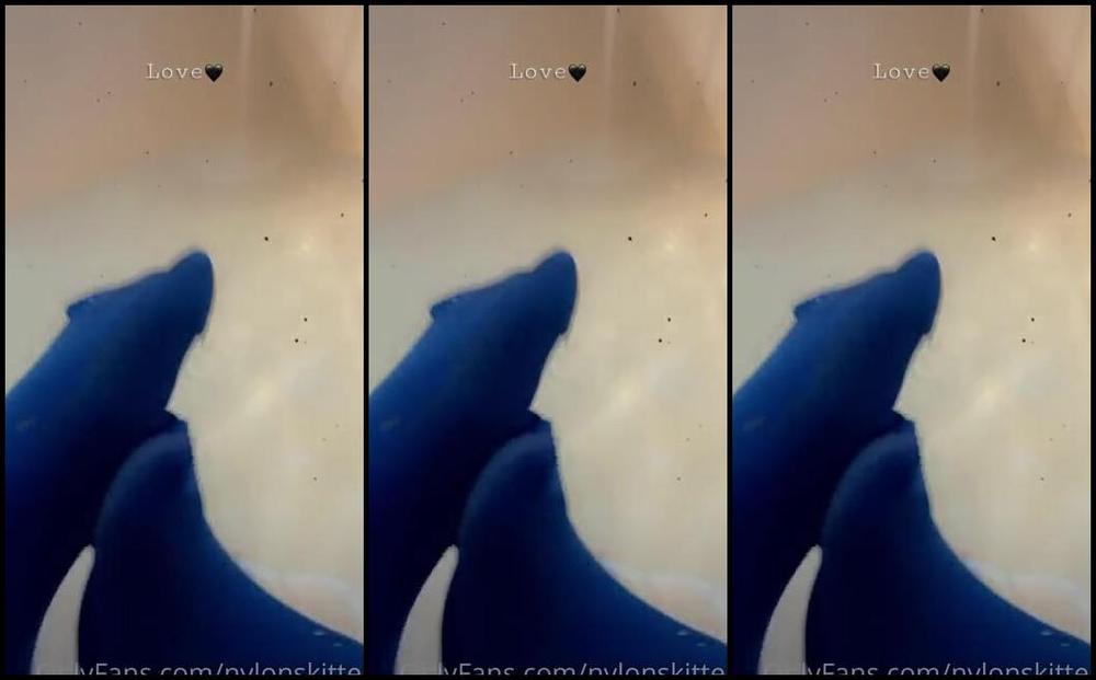 Nylonskitten Nicknamed Nylonskitten 04 02 2021 Onlyfans Video Earlier This Evening In My Navy Opaque Tights