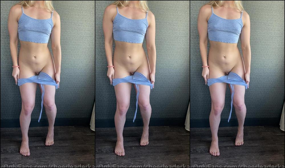 Cheerleaderkait 2256540812 10 25 2021 Just Got Done At The Gym But I Need A Workout In Bed Who Wants To