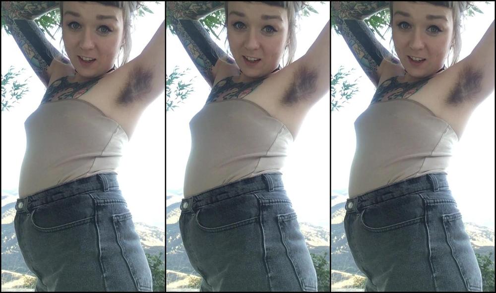 Feliciafisher Sweaty Hairy Public Body Tease