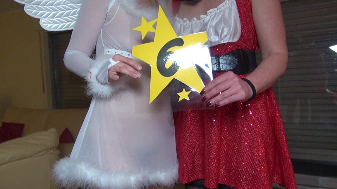 German, Lesbians, Christmas, Spanking F/F, Ass sweetlonglips advent calendar 6 naughty xmas angel ManyVids