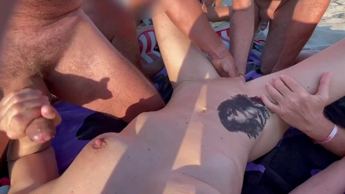 Nanoufrance 12.multiple cumshots at the beach, dogging, cum, voyeurs, gangbang Pornhub