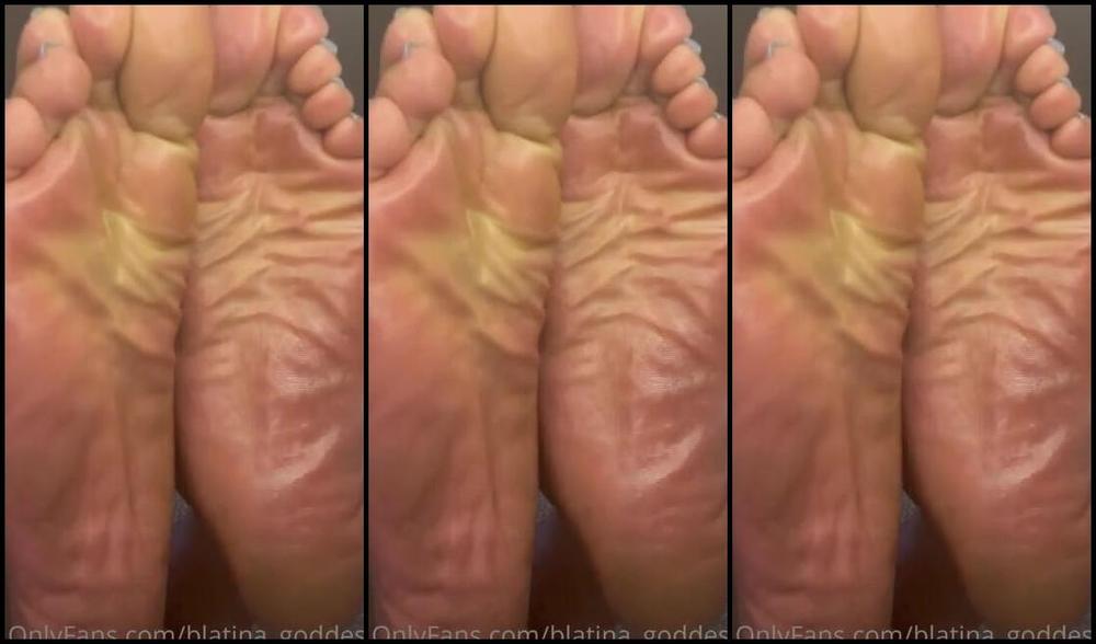Blatina Goddess Onlyfans 04 19 2023 You See My Soles A Lil Dirty You Lick Em Clean For Me