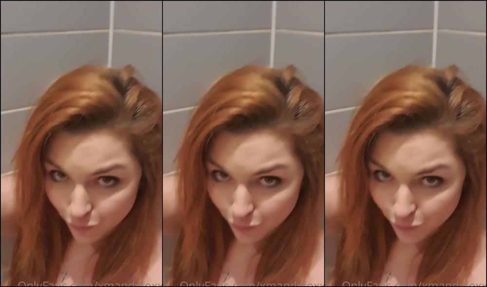 Xmandyfoxxx Close Up Custard On Head Messy Fetish