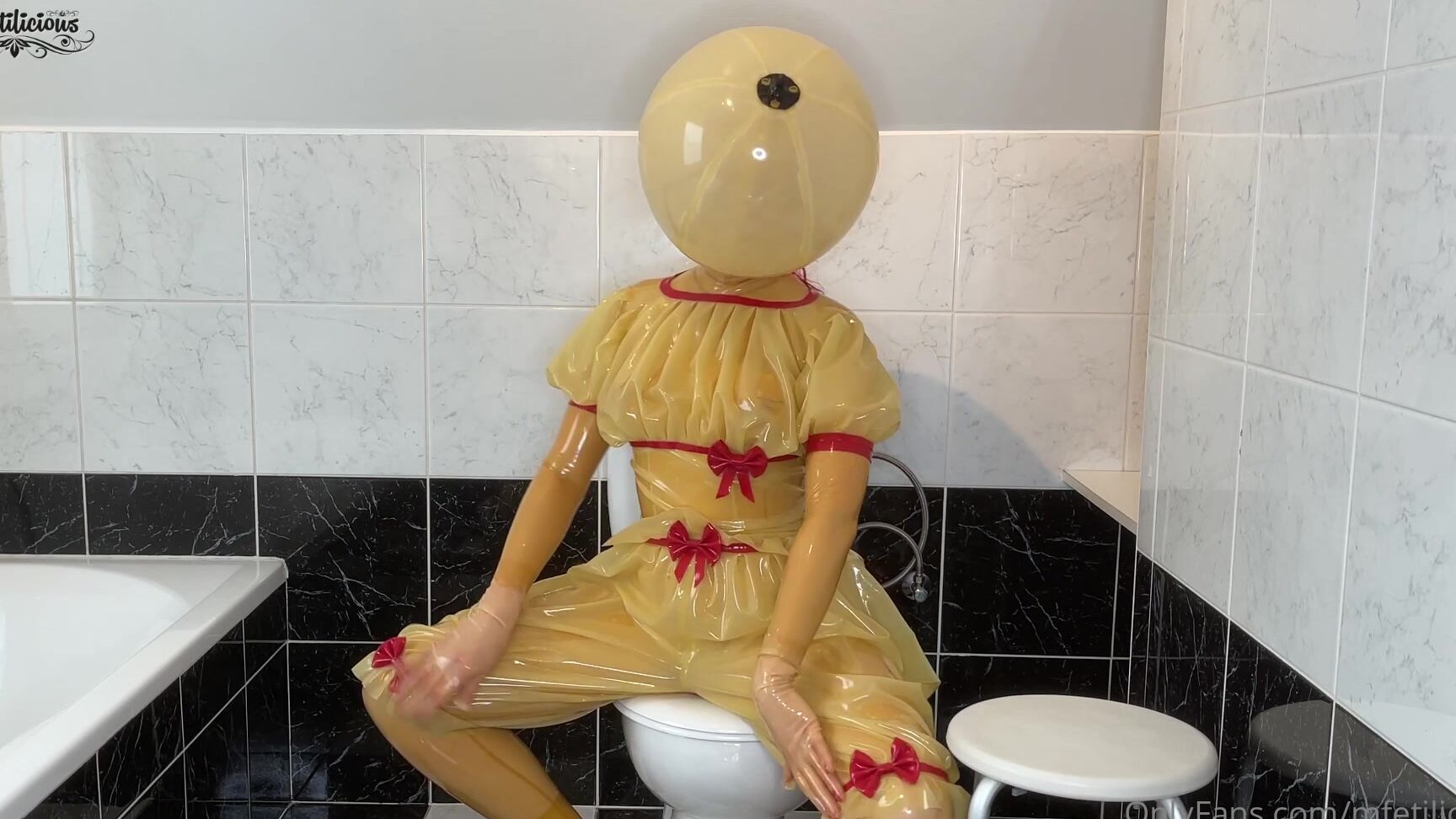 Mfetilicious Transparent Latex Dreams Multiple Layers Of Latex Hood Ball Hood I Love I