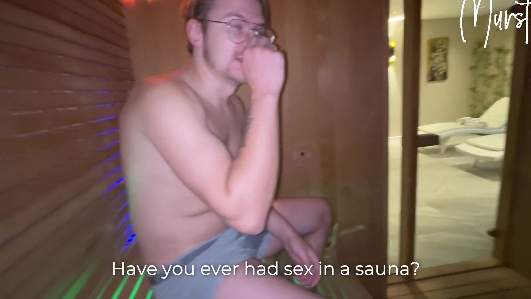 Murstar 037.Stranger, come on, take a dick in your hand   I'll teach you how to steam in the sauna xhamster