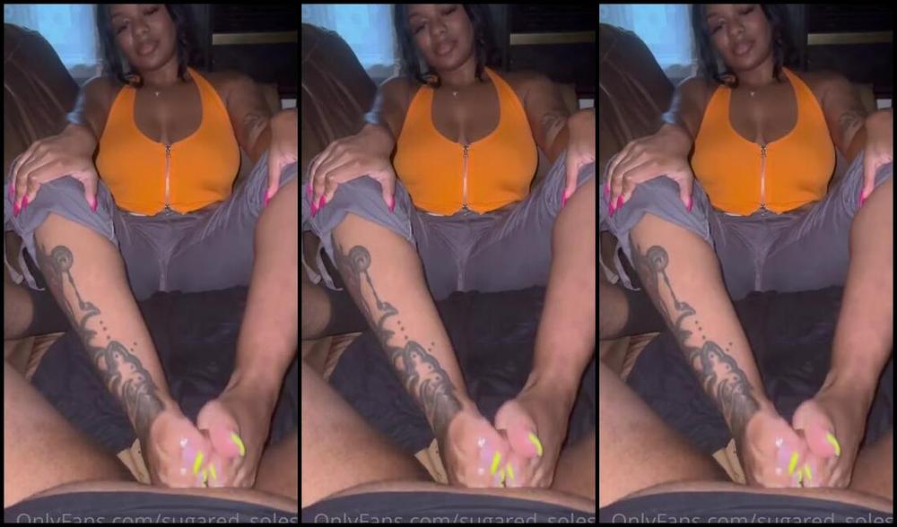 Sugared Soles2 Onlyfans These Big Size 9S Gripped This Little Dick So Perfectly