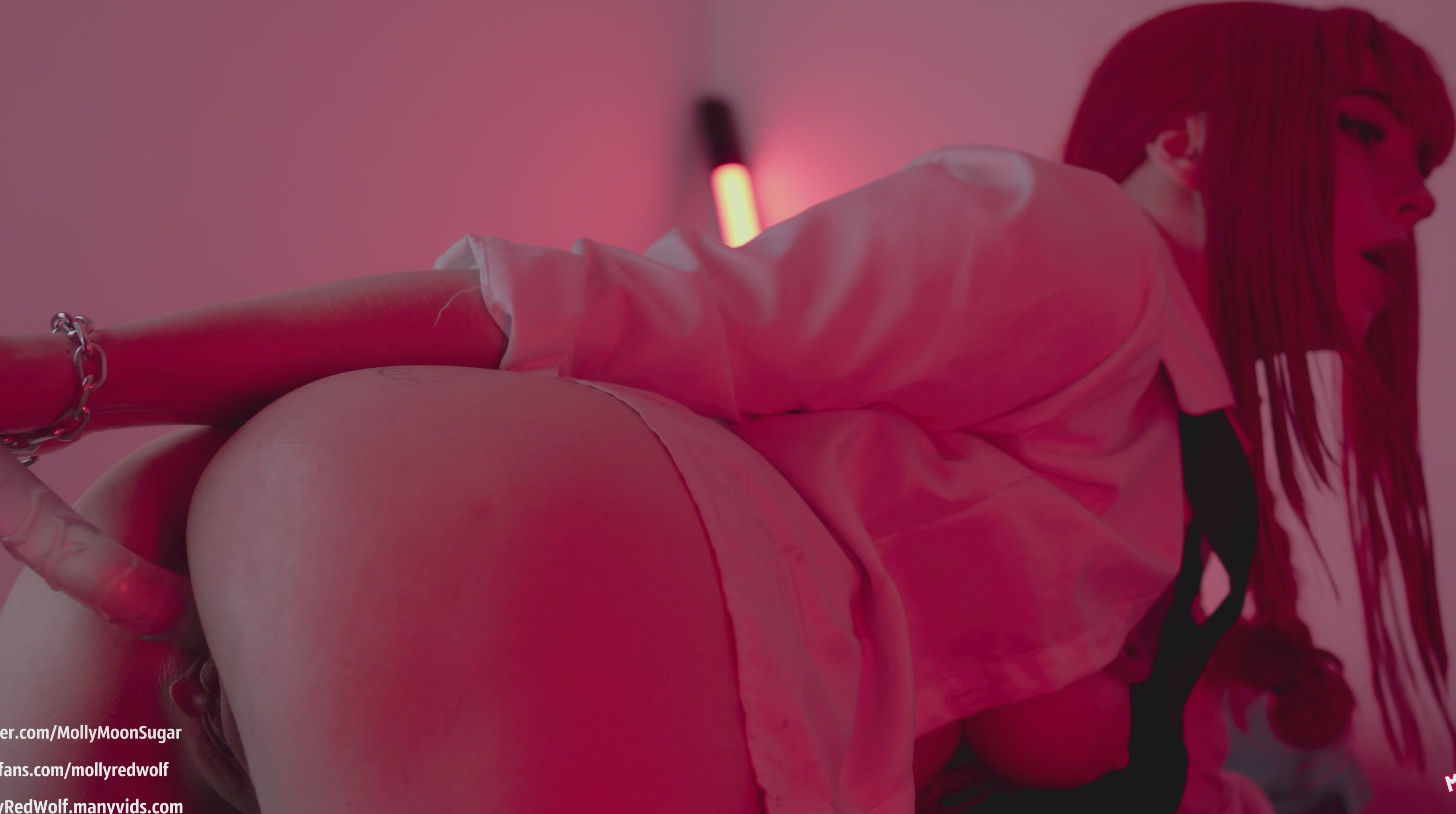 MollyRedWolf 059 - Makima Makes You Watch Her Masturbate DP ManyVids