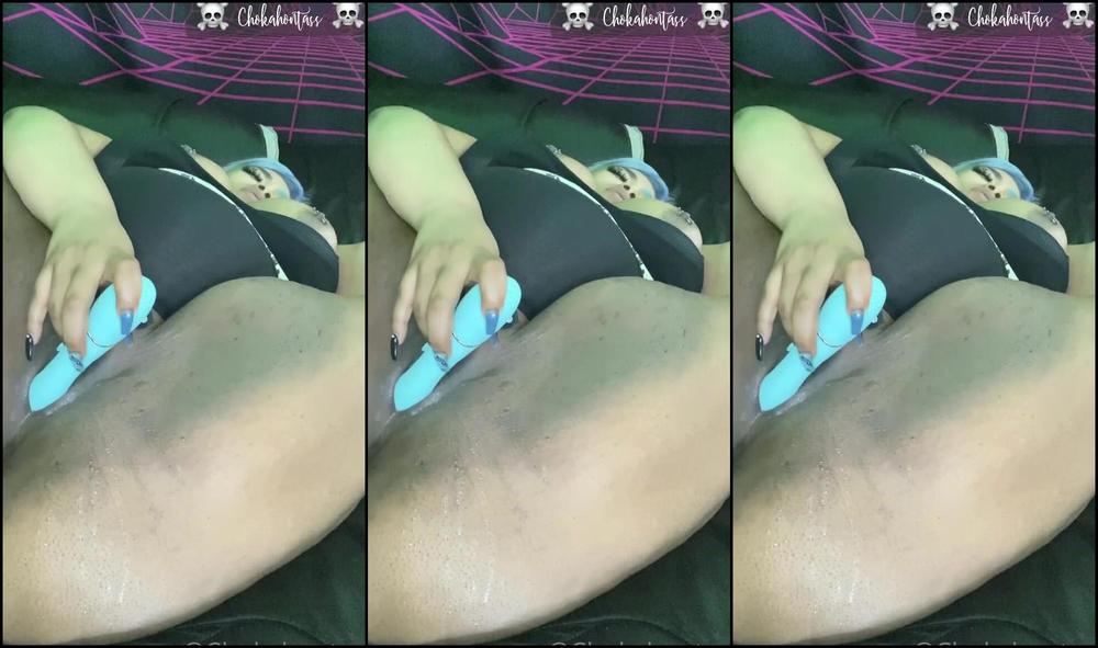 Chokahontass Playing In My Butt Leads To Creamy Squirts