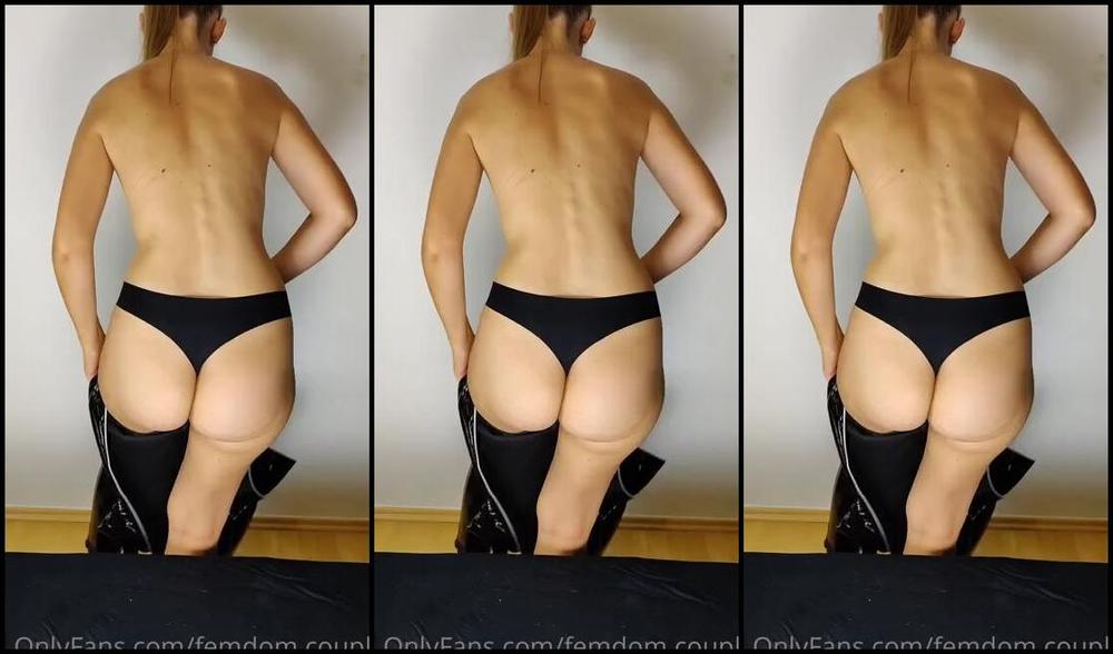 Femdomcouple Femdom 09 13 2022 Onlyfans Video Do You Like My Catsuit As Much As I Do