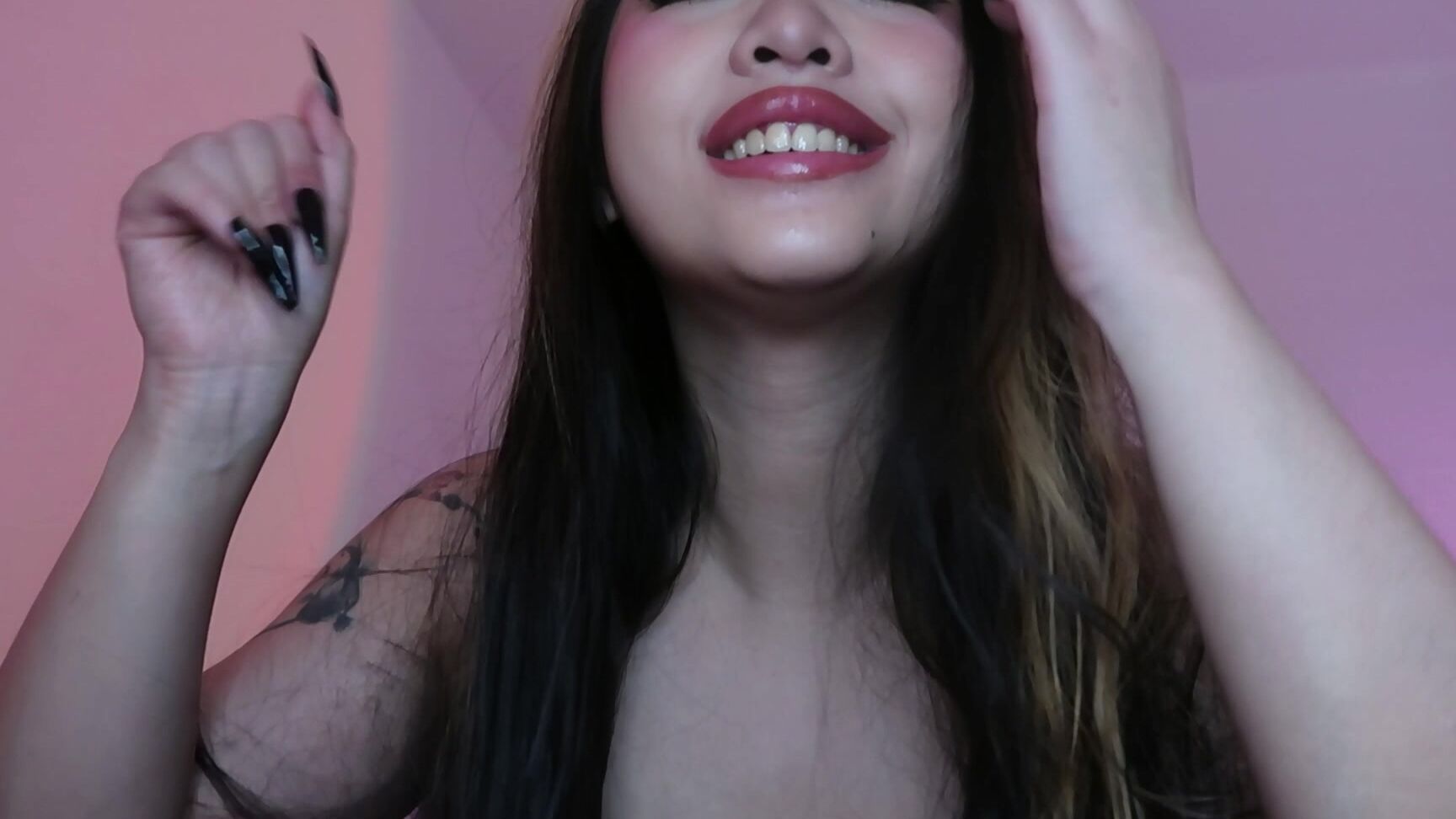 "claudiahon" asian goddess, femdom pov, jerk off instruction, spit fetish, spitting stroke and take my spit manyvids