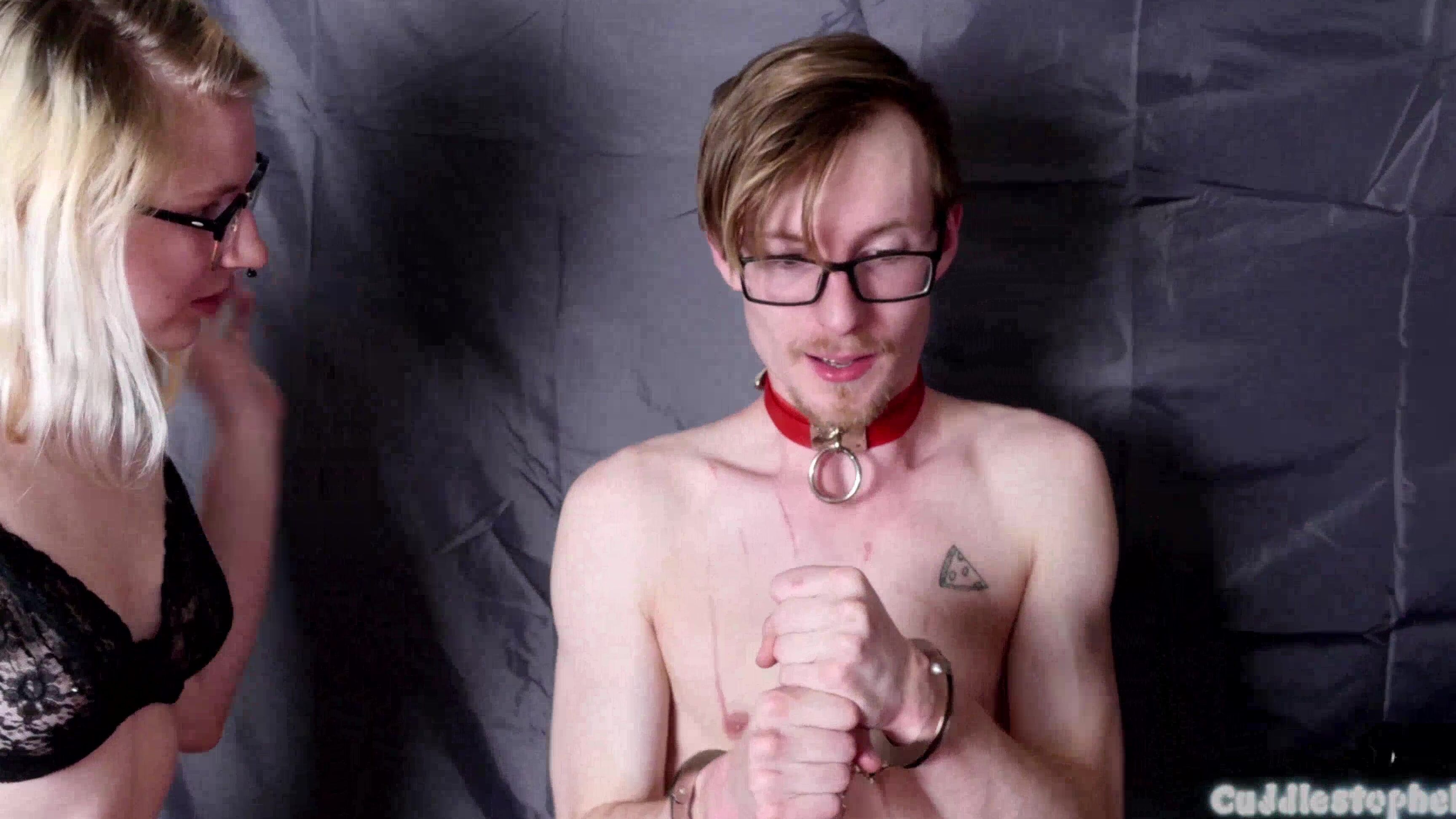 Electric Play, Spanking, Female Domination, Domination, BDSM river gray electrostimulation and spanking ManyVids