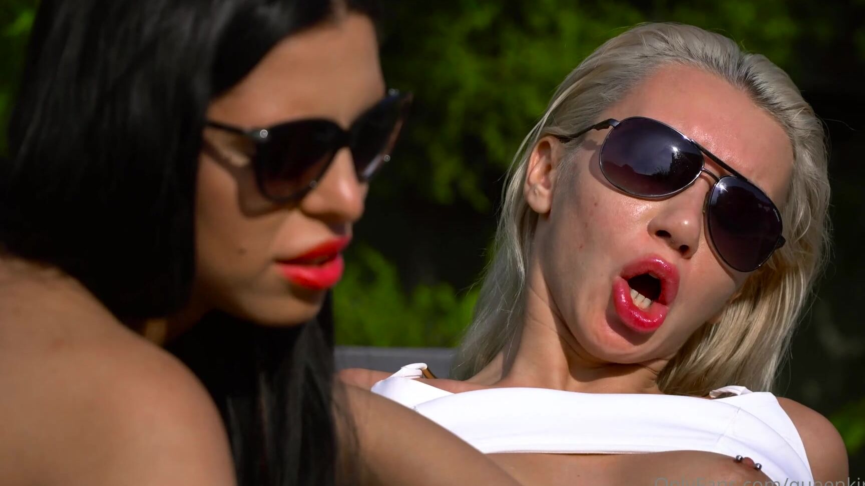 Kiraqueen Hot Outdoor Sex With Katrin Tequila