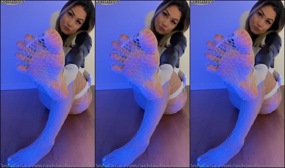 Ashleyfancyfetish Punisher Fishnet Joi