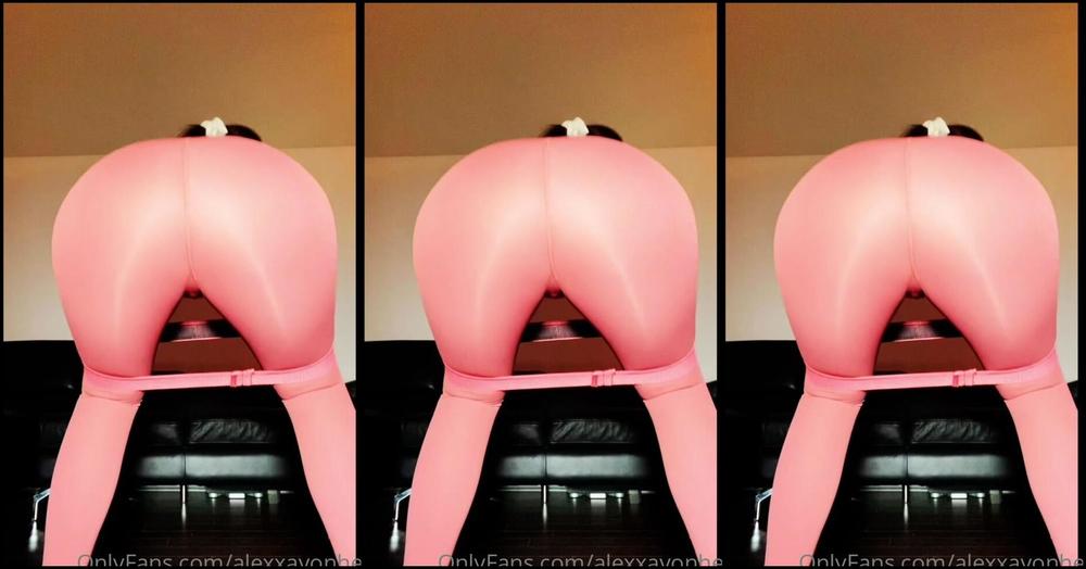 Mistress Alexxa Von Hell Yoga Pants Fetish Worship My While I Show You Some Of My Workouts Routine