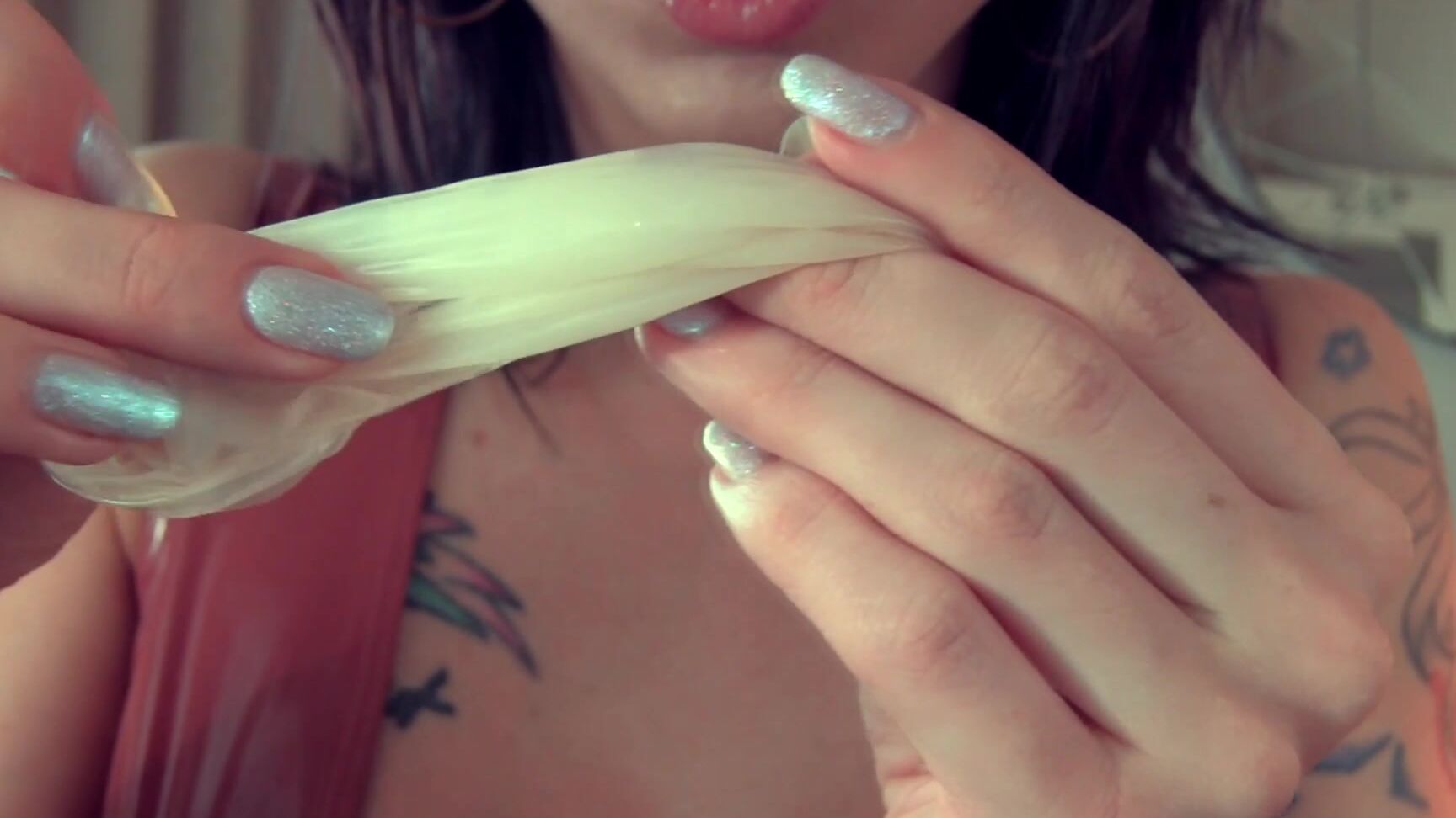 Femdom POV, Cum Swallowing, Latex, Cleavage, Shiny Fetish, Cum In Mouth, Cuckie, Cocksucker, Cuck Bitch, BI Fantasy, Coerced BI, Cum Feeding, Cuck Cleanup, Big Tits London Lix - Condom Cum Eater SiteRip
