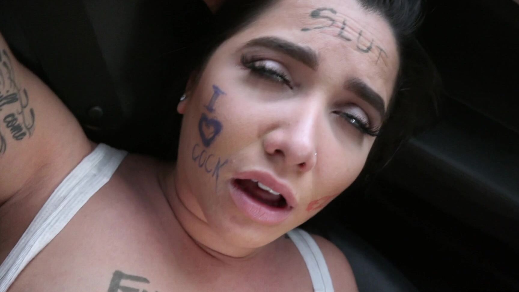 Karlee Grey Strandedteens Com Busty Brunette Sucks Cock For A Ride