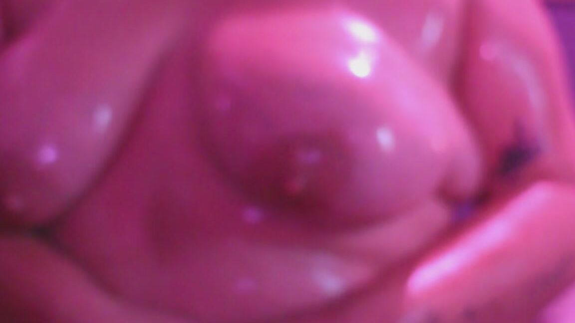 BBW, Big Boobs, Oil, Titty Fucking, Titty Squeezing troublexxx titty fucking a glass dildo for quotdaddyquot ManyVids