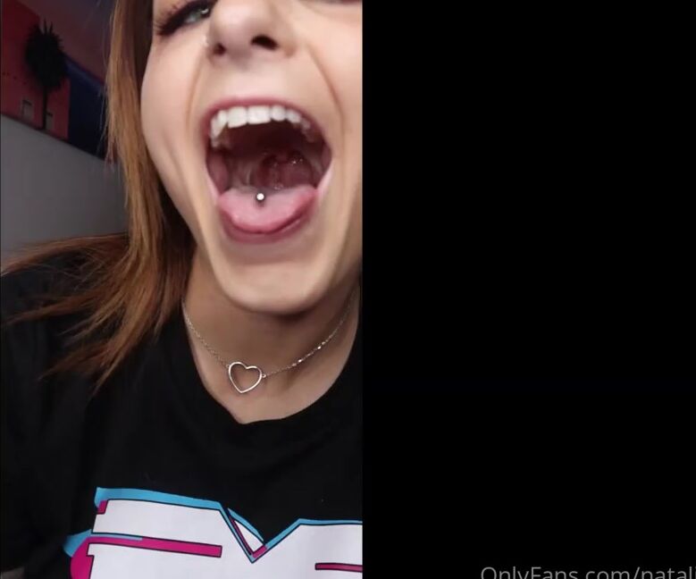 Natalie Fox Nicknamed Nataliefox Onlyfans New Tongue Ring Full Clip Mouthfetish Uvula