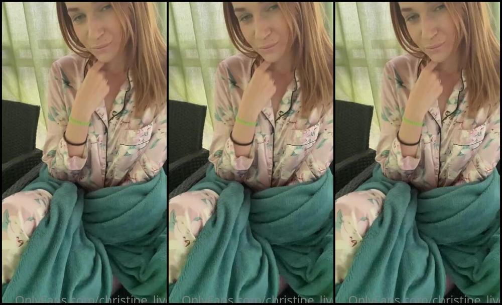 Christine Live Do You Want Me To Strip Naked For You