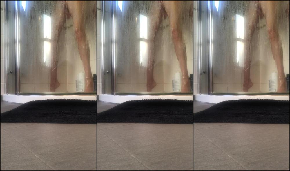 Lady Dark Angel Getting A Little Hot And Playful In The Shower This Morning