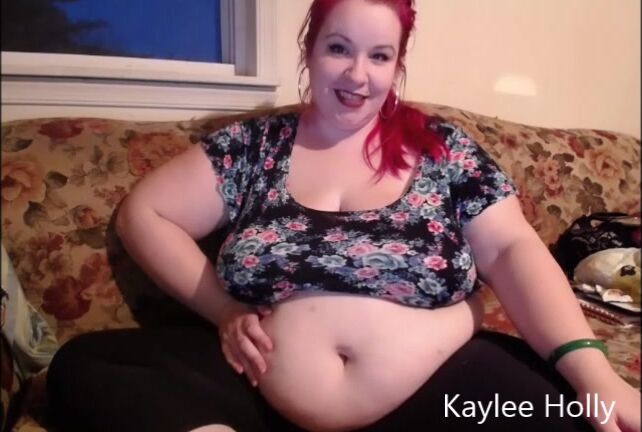 Kaylee Holly Sexy Fat Crop Top