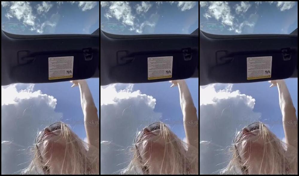 Goddess Kyaa Nicknamed Goddesskyaa Onlyfans Drive To The Beach In A Convertible With The Top Down Flashing My Tits And Divine Pussy What A G 1