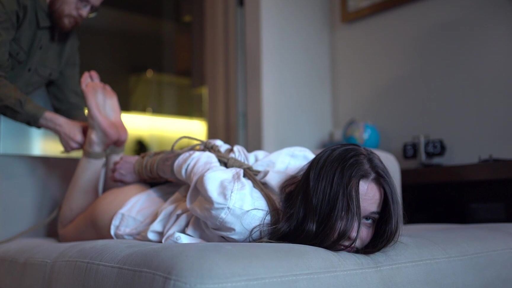 Russian Girls Fetish First Ever Hogtie For A Cute Submissive Girl