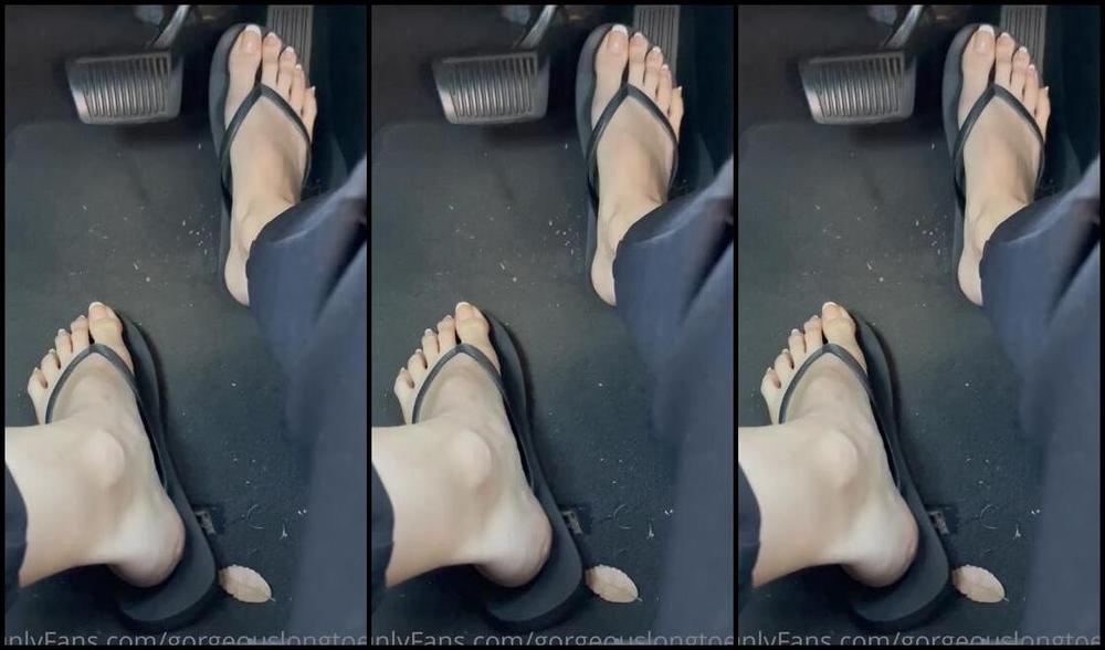 Gorgeous Long Toes Nicknamed Gorgeouslongtoes Onlyfans Full Throttle Thursday Decided To Take My Flip Flops Along For The Commute