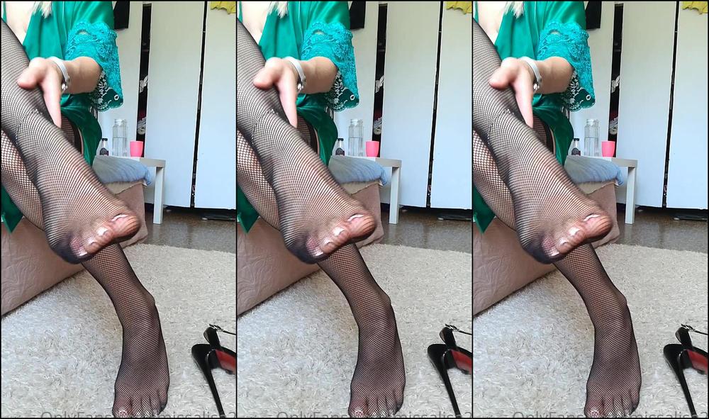 Missalisa Slutty Stockings And Heels