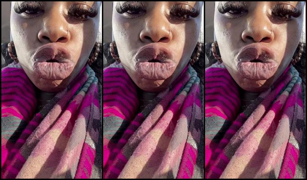 Biiggjuiccyfruit Onlyfans Up Close Lip Pucker And Joy In Car