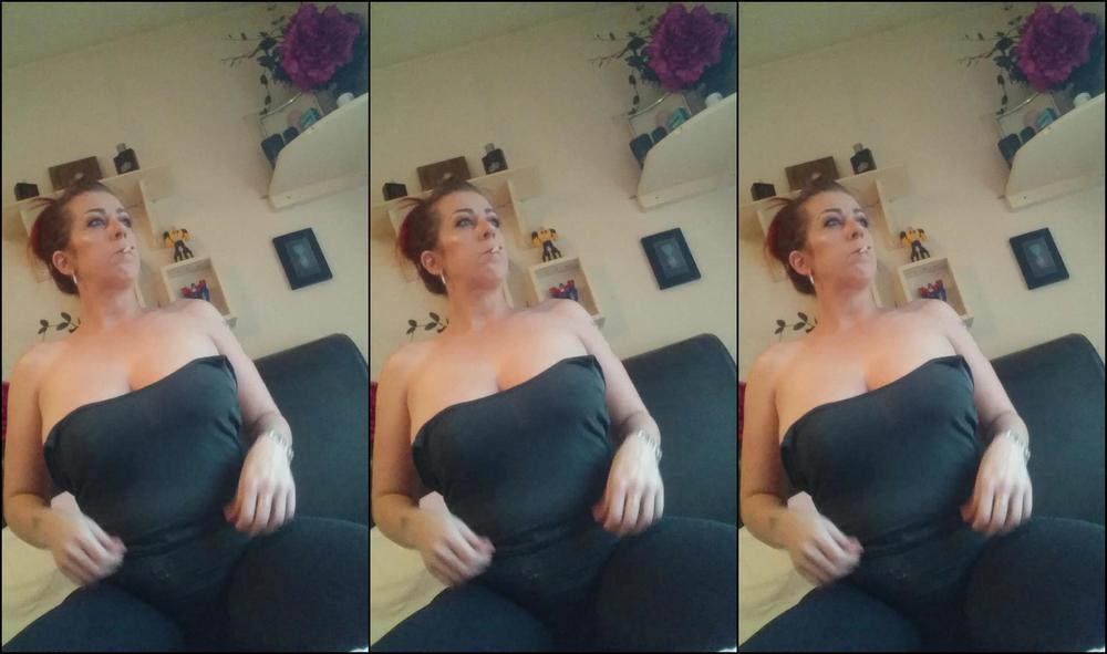 Curvycandice Getting High Tease Smoking