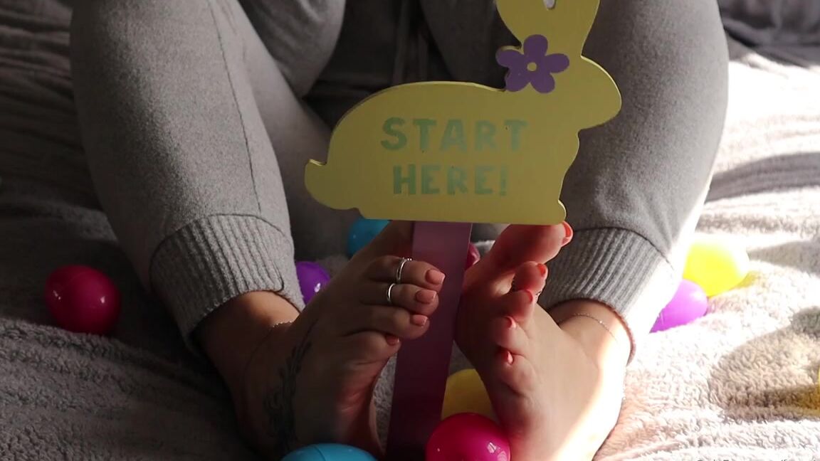 Footsiegalore Onlyfans Let The Easter Footsie Fun Start Here Plenty Of Sweet Treats For My Special Onlyfans