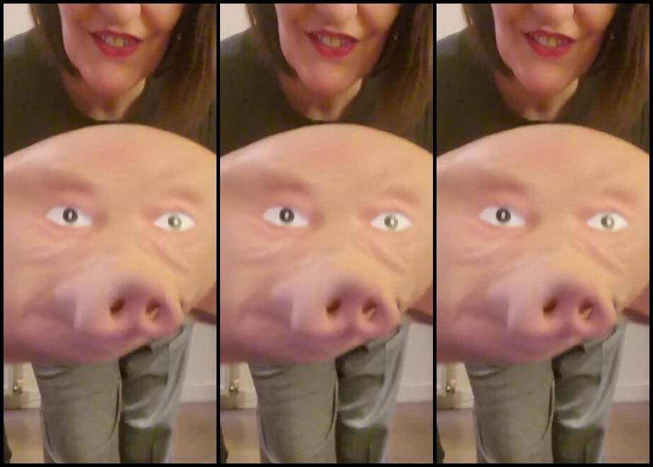 Miss B Nicknamed Missb52S Onlyfans 02 04 2023 Pay Pigs Look Better In There Pigs Mask