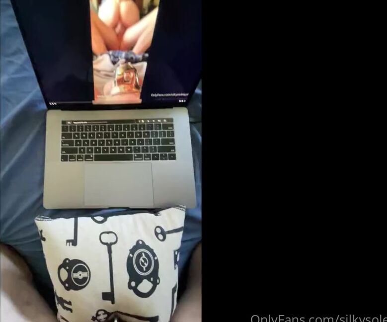 Silkysolesyyc Onlyfans You Arent The Only One Teasing Their Locked Cock To Our Videos Cuckold Yyc Teases His Little Clit