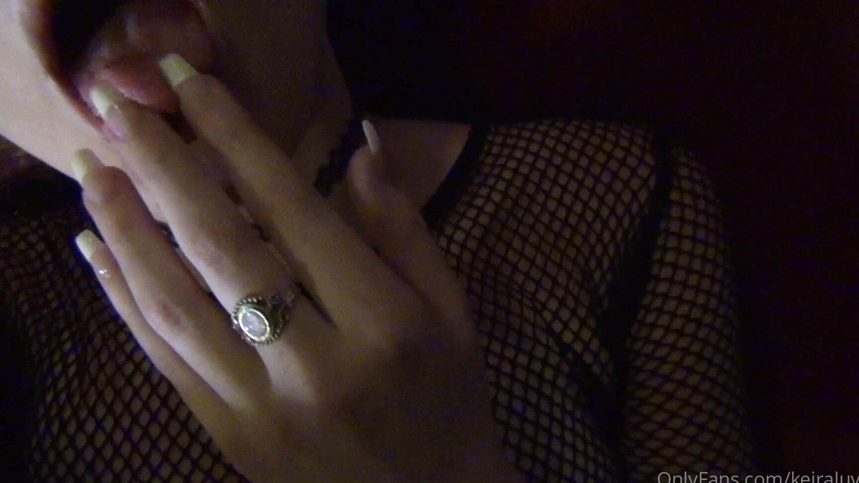 Ashleyphoenixfans Minutes Of Finger Fucking In A Sexy Fishnet Bodysuit On Top Of A Pool Table In Front O