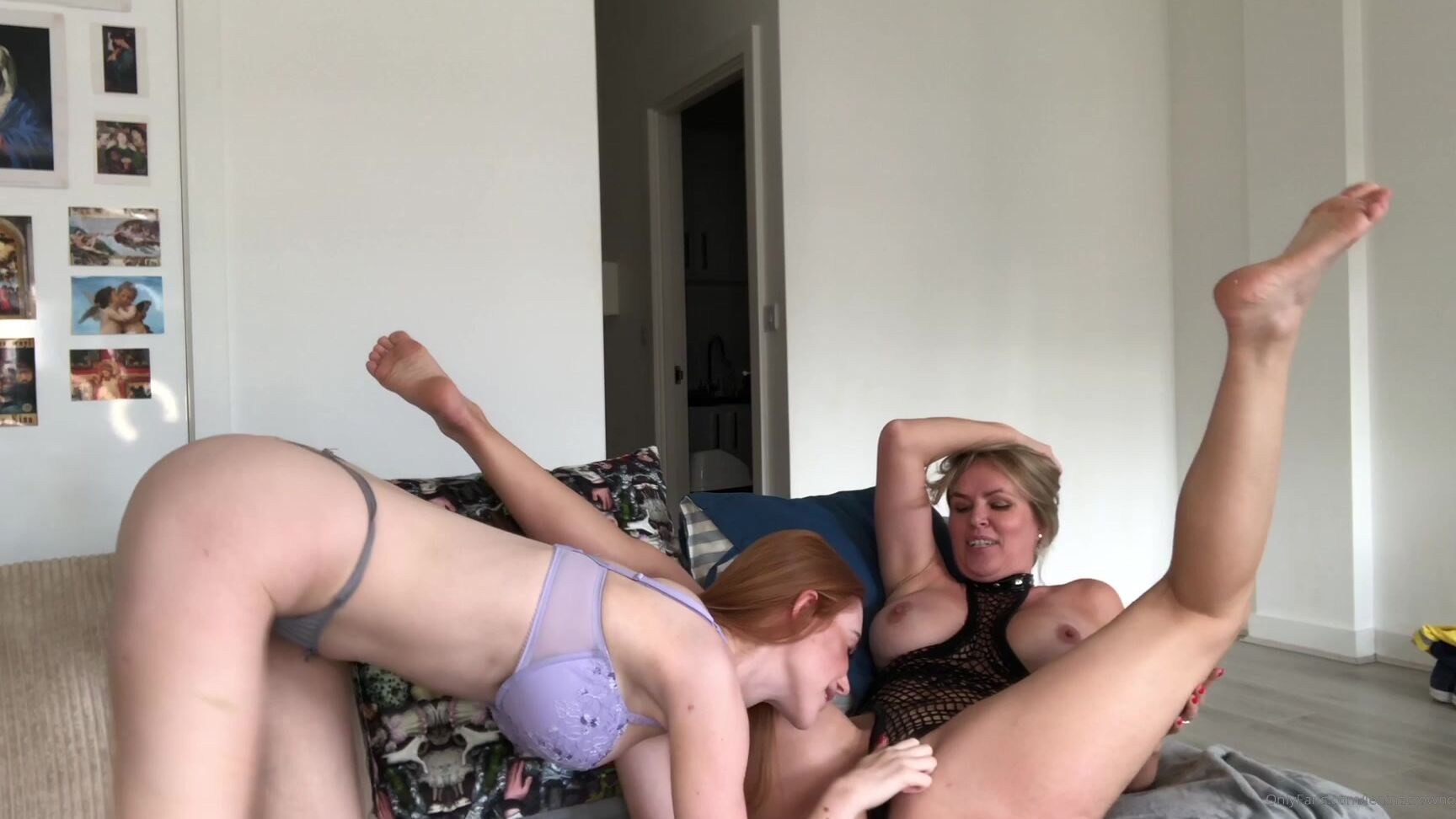 Leninacrowne The First Part Of Our Threesome Before We Share His Big Dick