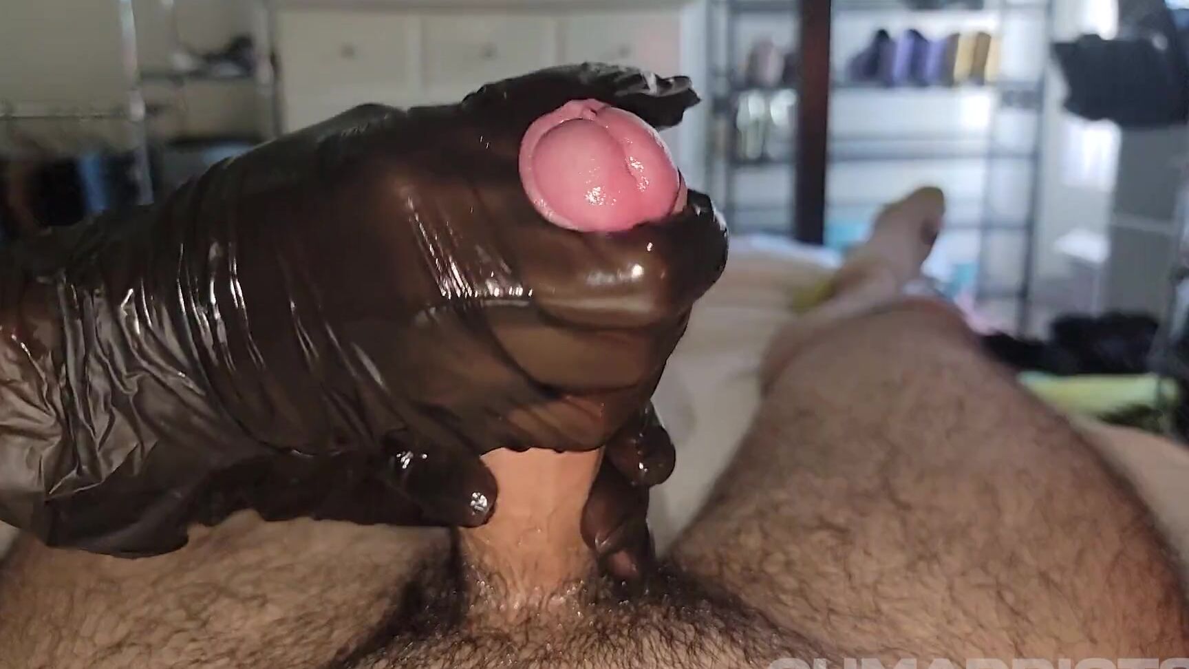 Balls Draining Handjob On Uncut Cock Lots Of Cum Pornhub Com