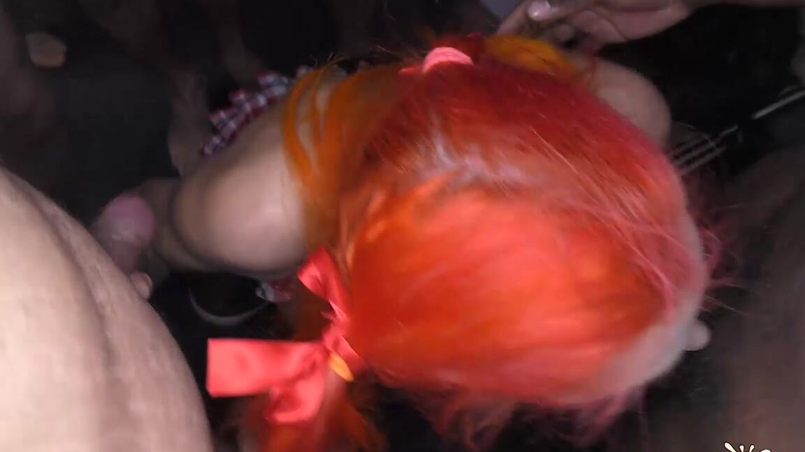 Facial, Bukkake, Big Tits, Glasses, Handjob, Deep Throat, Blowjob, Brunette, Cumshot, Blonde AlexxaVice, Harleys Sin, Rebecca Jane Smyth - Halloween bukkake - Part 1 SiteRip