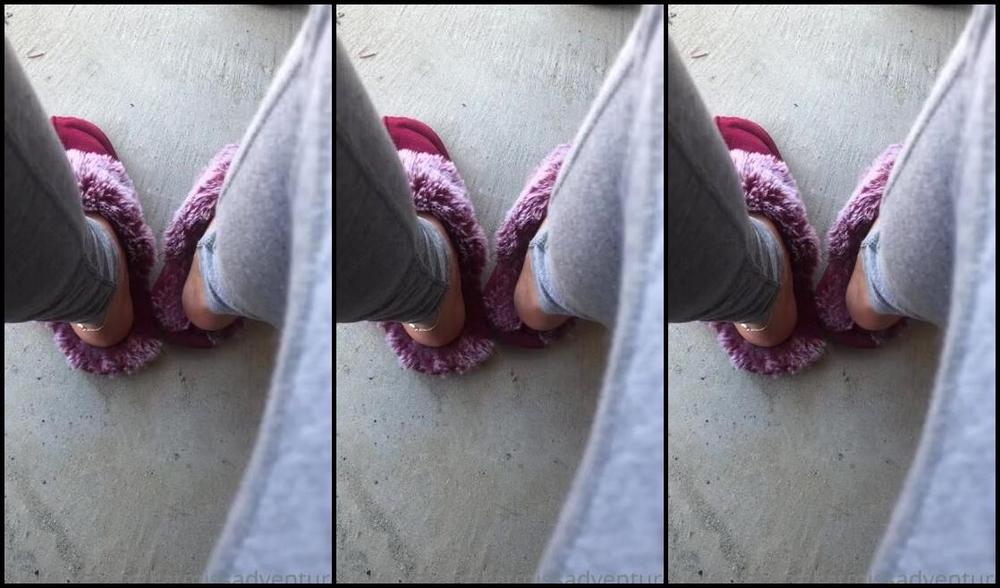 Adventuretoeskat Nicknamed Missadventuretoeskat Onlyfans My Neighbor Was Working On His Truck And I Caught Him Sneaking Peaks