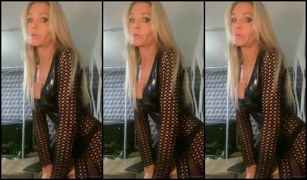 Ladydarkangeluk Onlyfans All Ready For My Session This Morning With A New Slave Visiting Me