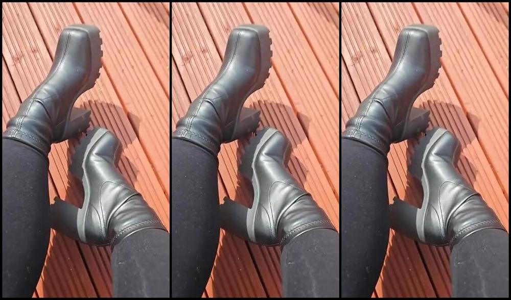 Miss Laura Nicknamed Mistresslaura11 Onlyfans Full Clip Boots Boots And More Boots To Goon And Edge Over