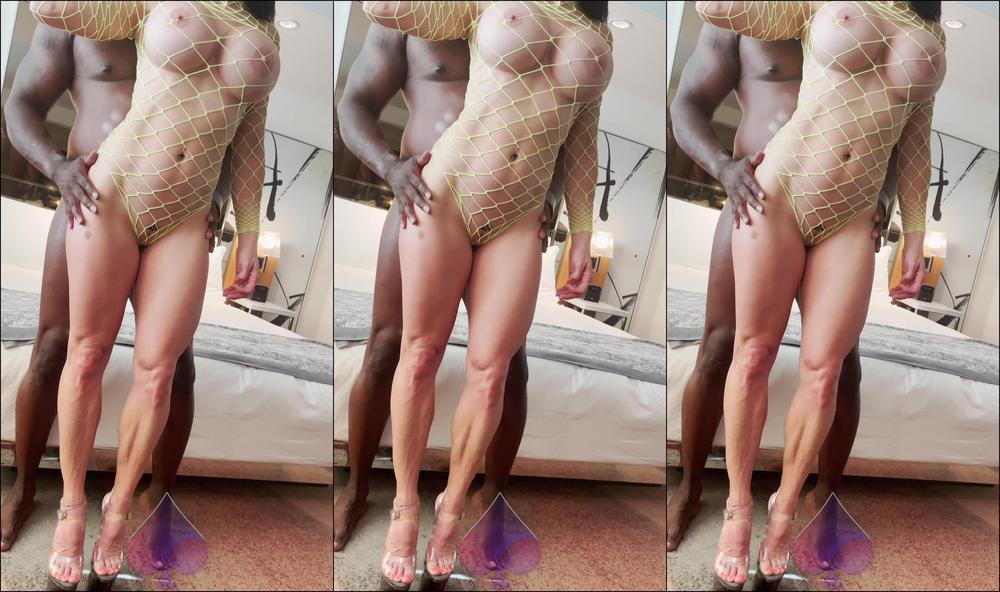 Bbcslutwife4U2 2024 10 26 Having Some Hot Bbc Fun In This Sexy Bright Yellow Fishnet 01