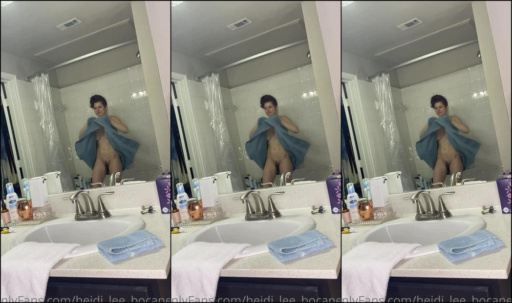 Heidi Lee Bocanegra First Video Of The Month Monthly Shower Video Plus Getting Ready For Christmas