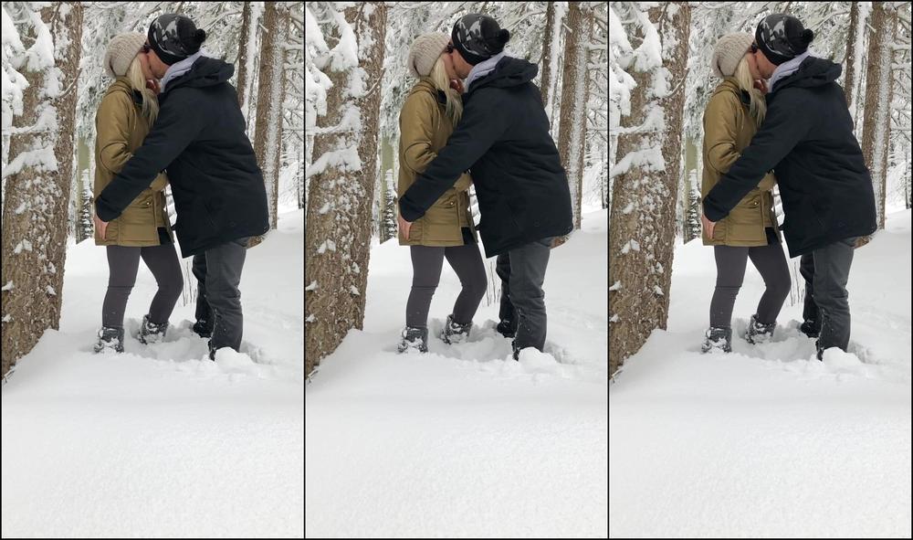 Public Outdoor, Small Tits, Blonde, Outdoors, Ice Fetish lexi luv outdoor snow quickie ManyVids