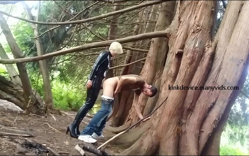 Pegging, Femdom, Female Domination, Strap-On, Latex kinkdevice nyks outdoor latex pegging ManyVids
