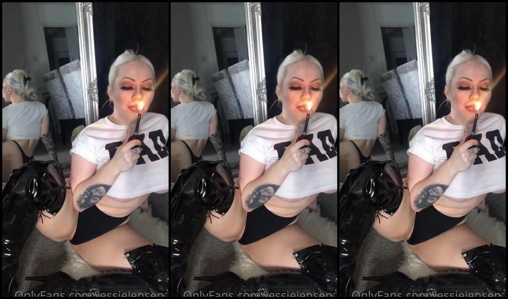 Goddess Jessie Jensen Nicknamed Jessiejensen X 01 12 2021 Onlyfans Video Smoking In Thongs Amp Pvc Boots Thought Id Allow You To Watch