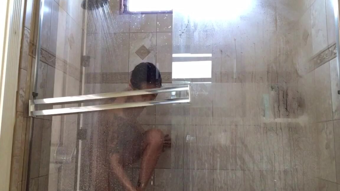 Asian, Shower, Shower Scenes, Tattoos, Voyeur xokittysaya spying on saya in the shower ManyVids