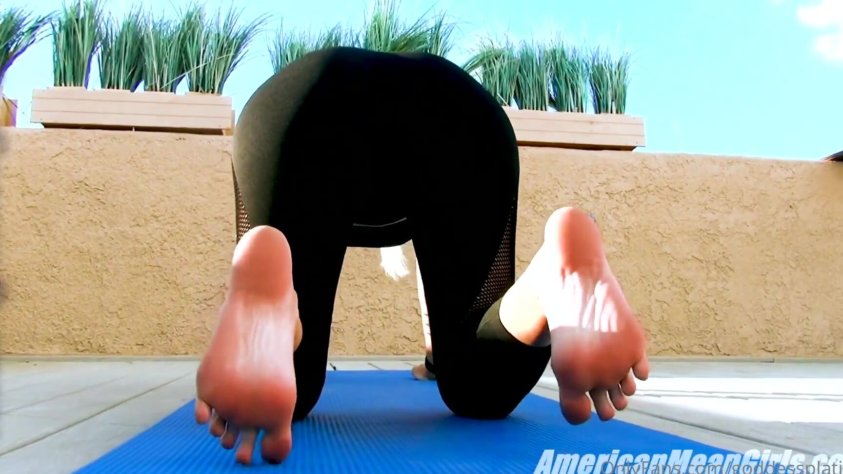 Goddessplatinum Yoga Soles In Your Face