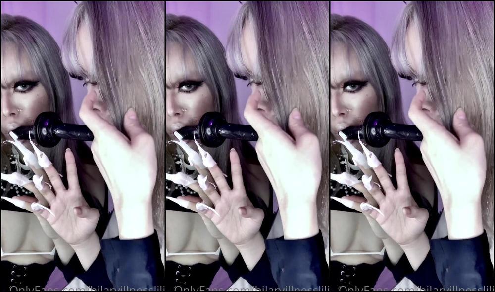 Hirarilily From The Root With Tongue Piercing Staring At You Through The Mirror